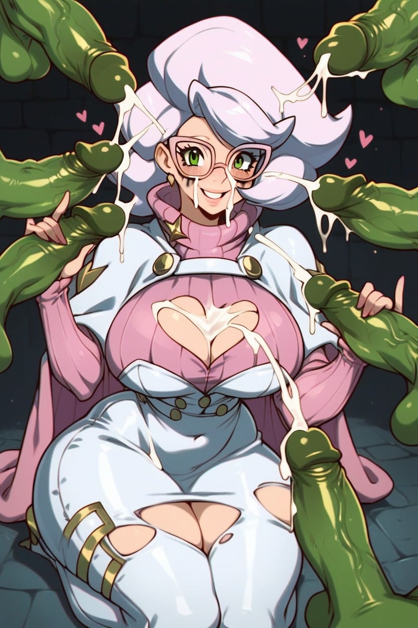 Large, Dungeon, Close Up Hentai AI Porn
