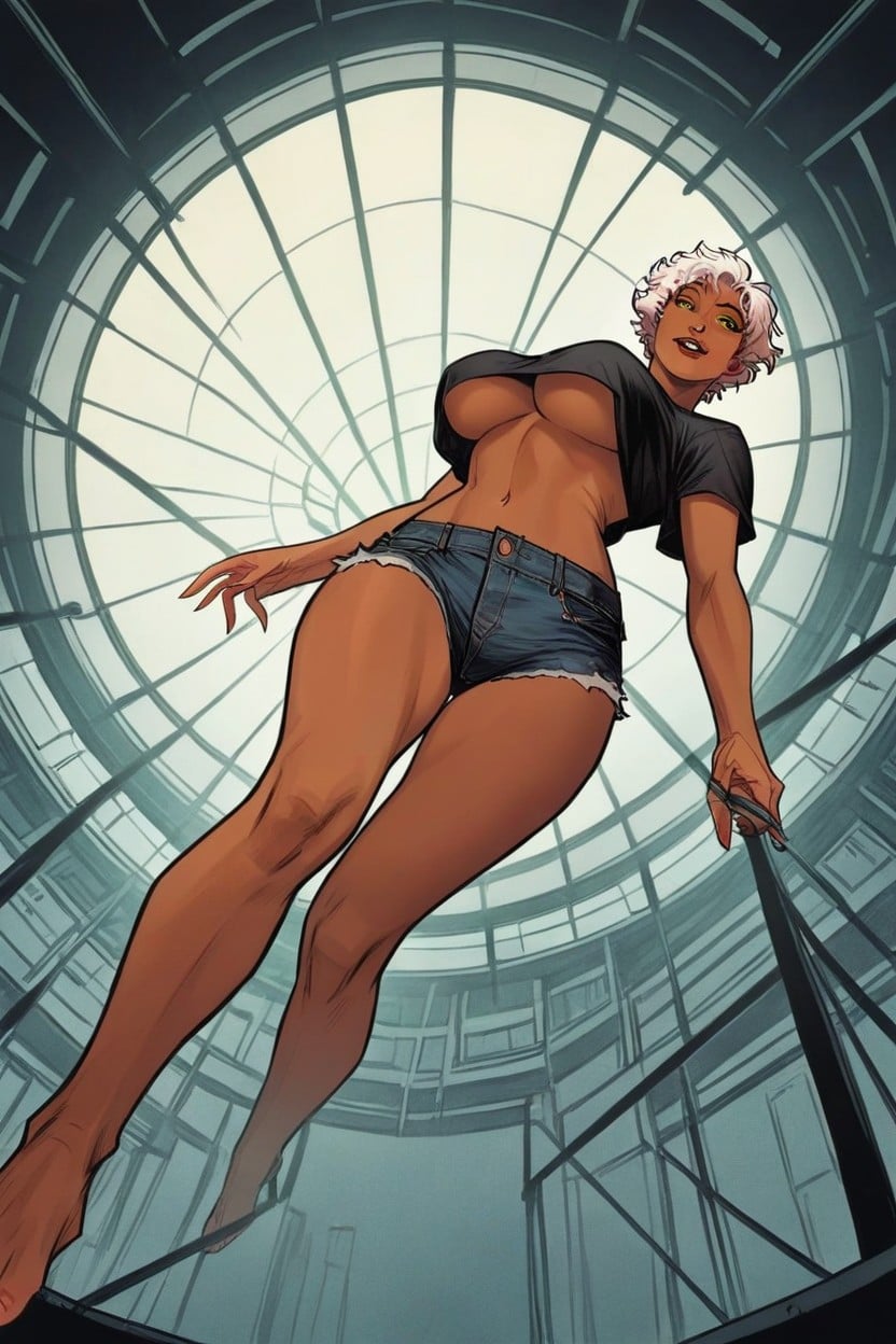 Detailed Body, Underboob, Detailed Face Hentai AI Porn