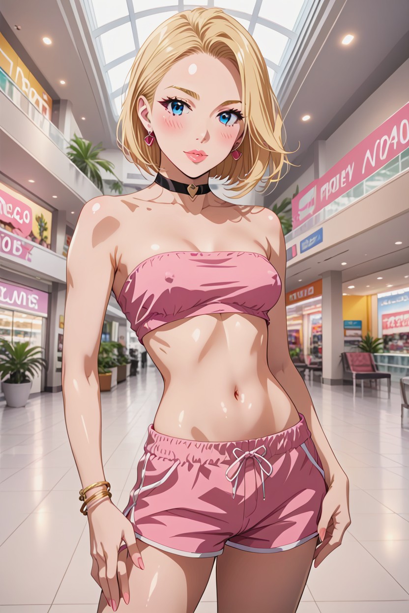 Thick Lips, Standing, Model Pose Hentai AI Porn
