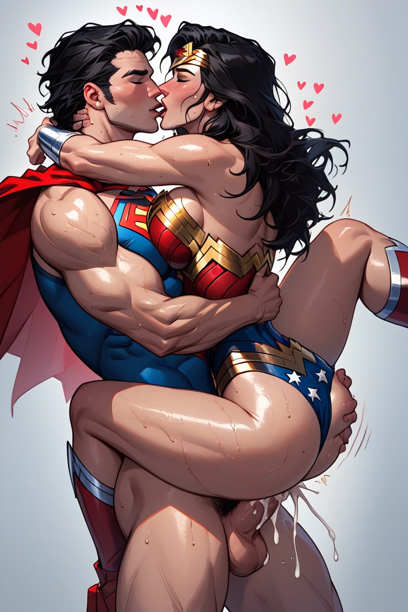 Sweaty, Wonder Woman, Wonder Woman Fucked By Superman AI Porn
