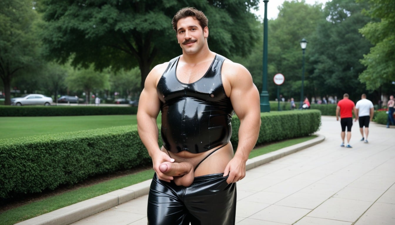 Manly Face, Gigantic Ass, Surprised Face Pornografia gay com IA
