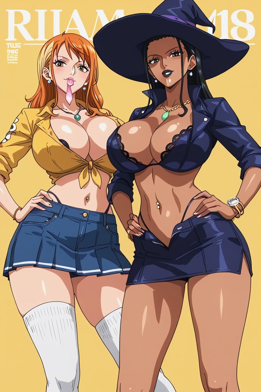 Hands On Hips, 25+, Golden Outfit Hentai AI Porn