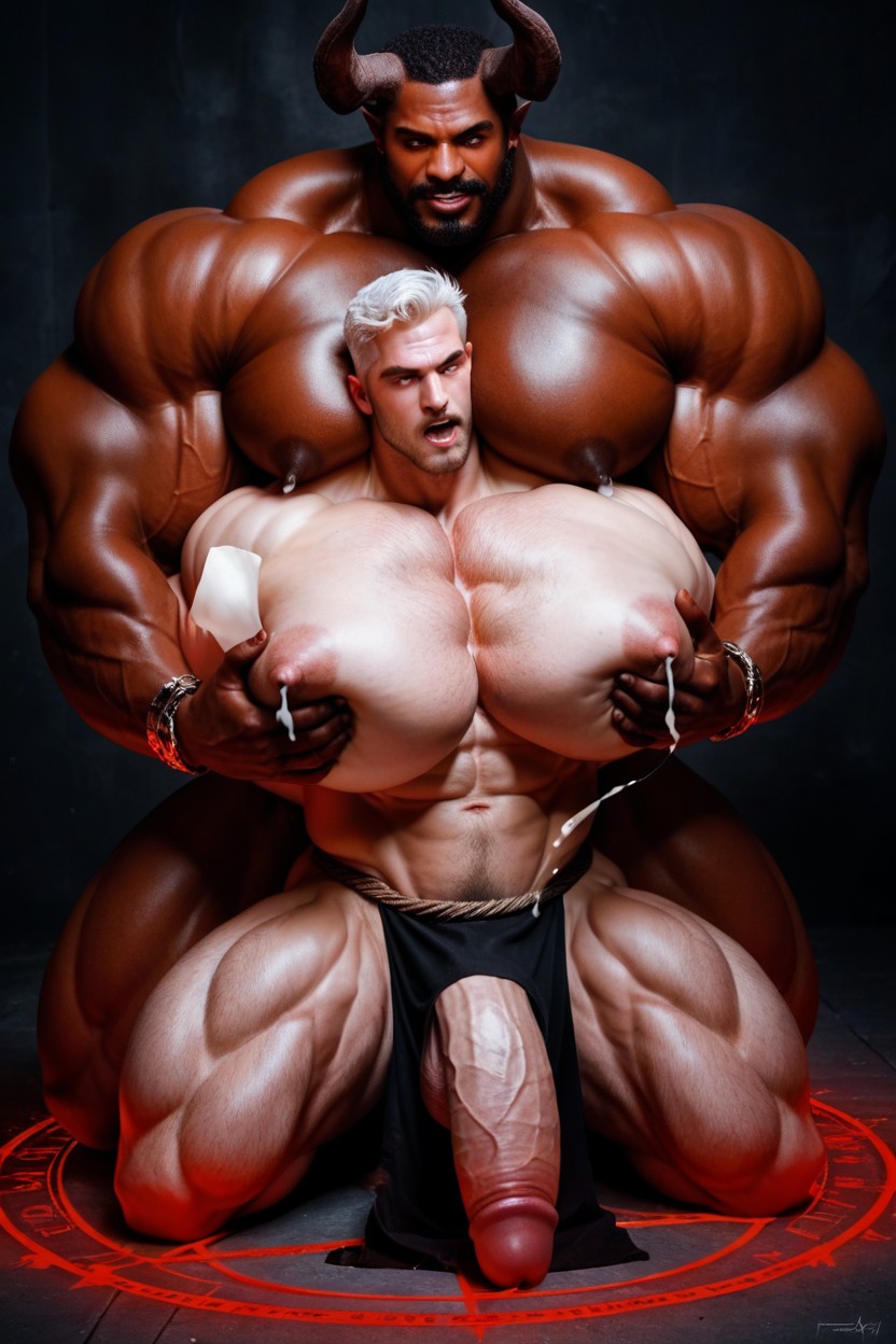 Hyper Rough Grope, Dark Red Skin, Bubble Butt Porno IA Gay