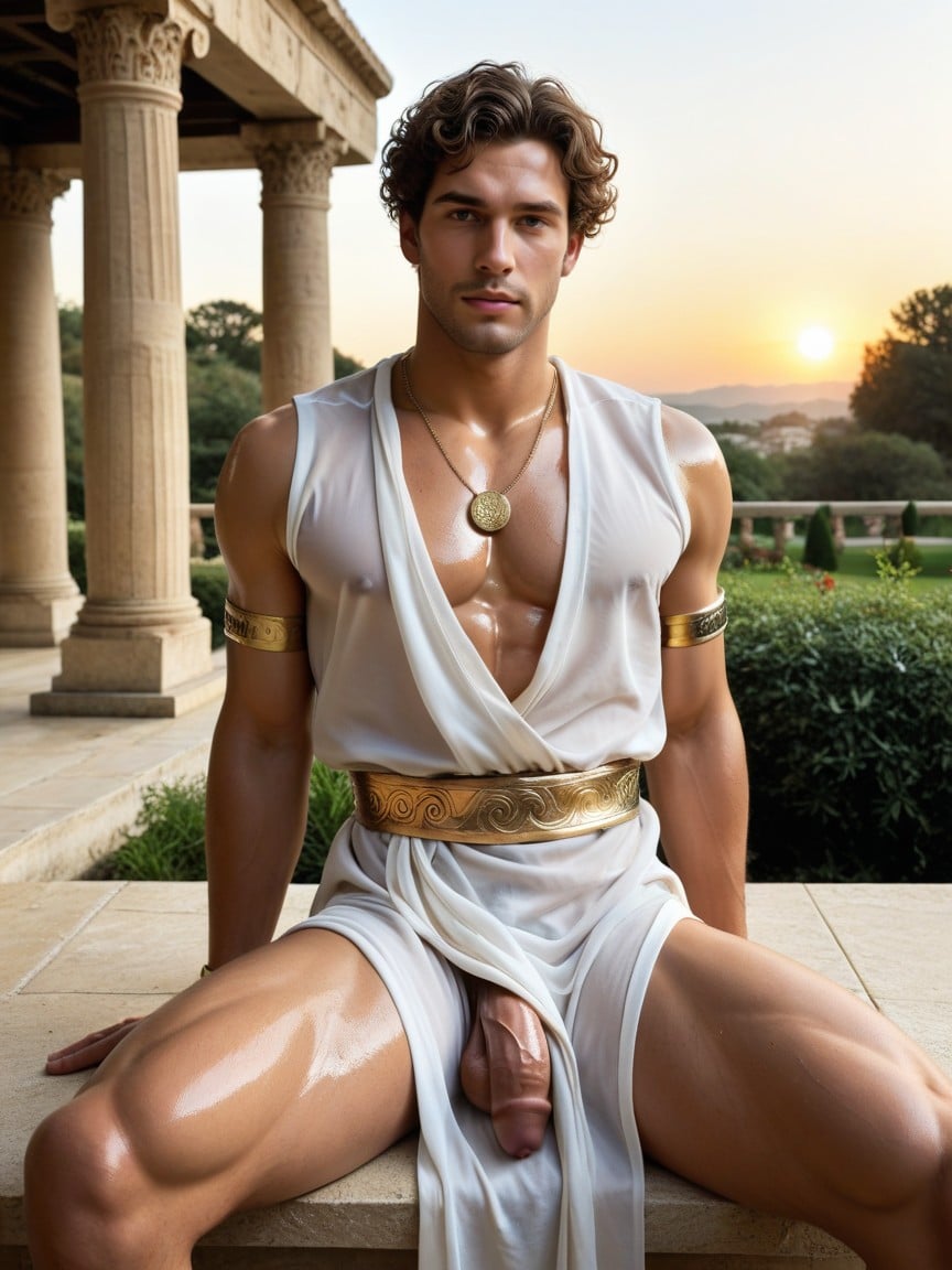 Greek God, Gold Arm Bands, 18+ ゲイAIポルノ