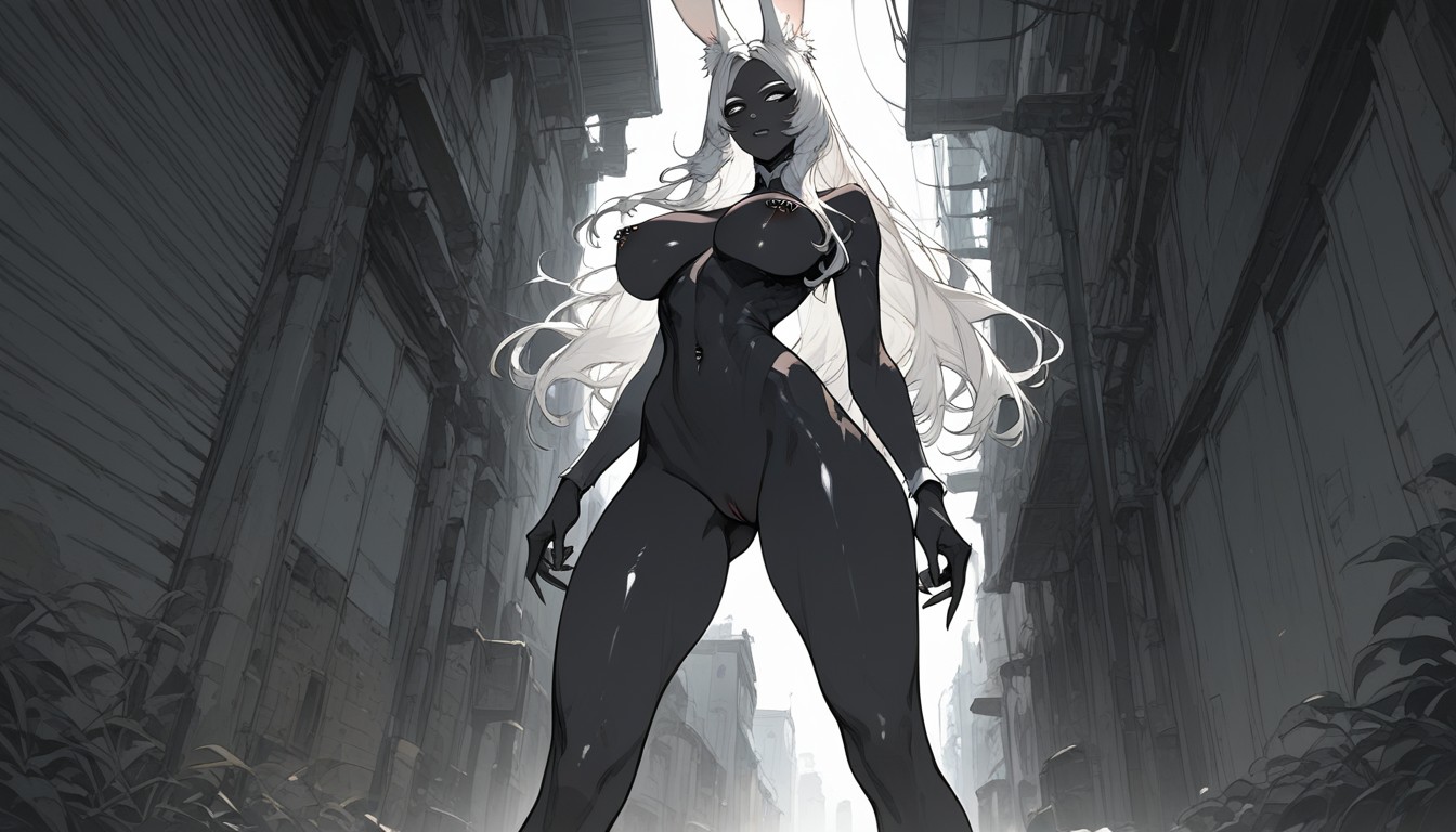 Long Legs, Long Hair, Female Viera Hentai AI Porn