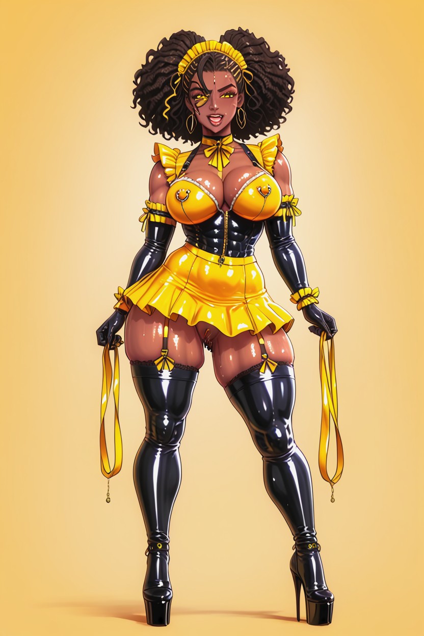 Assholes Visible, Exposed Breasts, Standing AI Porn