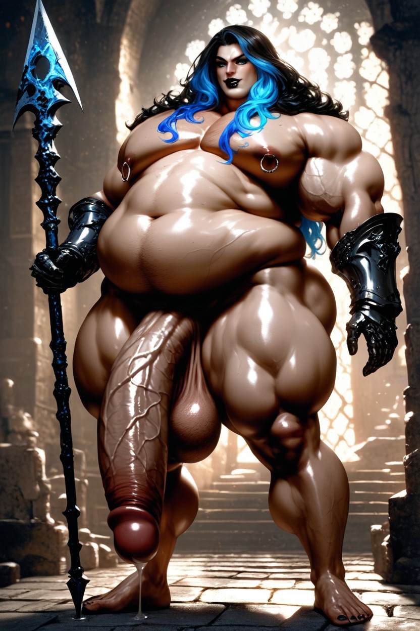 Veiny Penis, Flaccid Penis, Toned Pecs Porno IA Gay