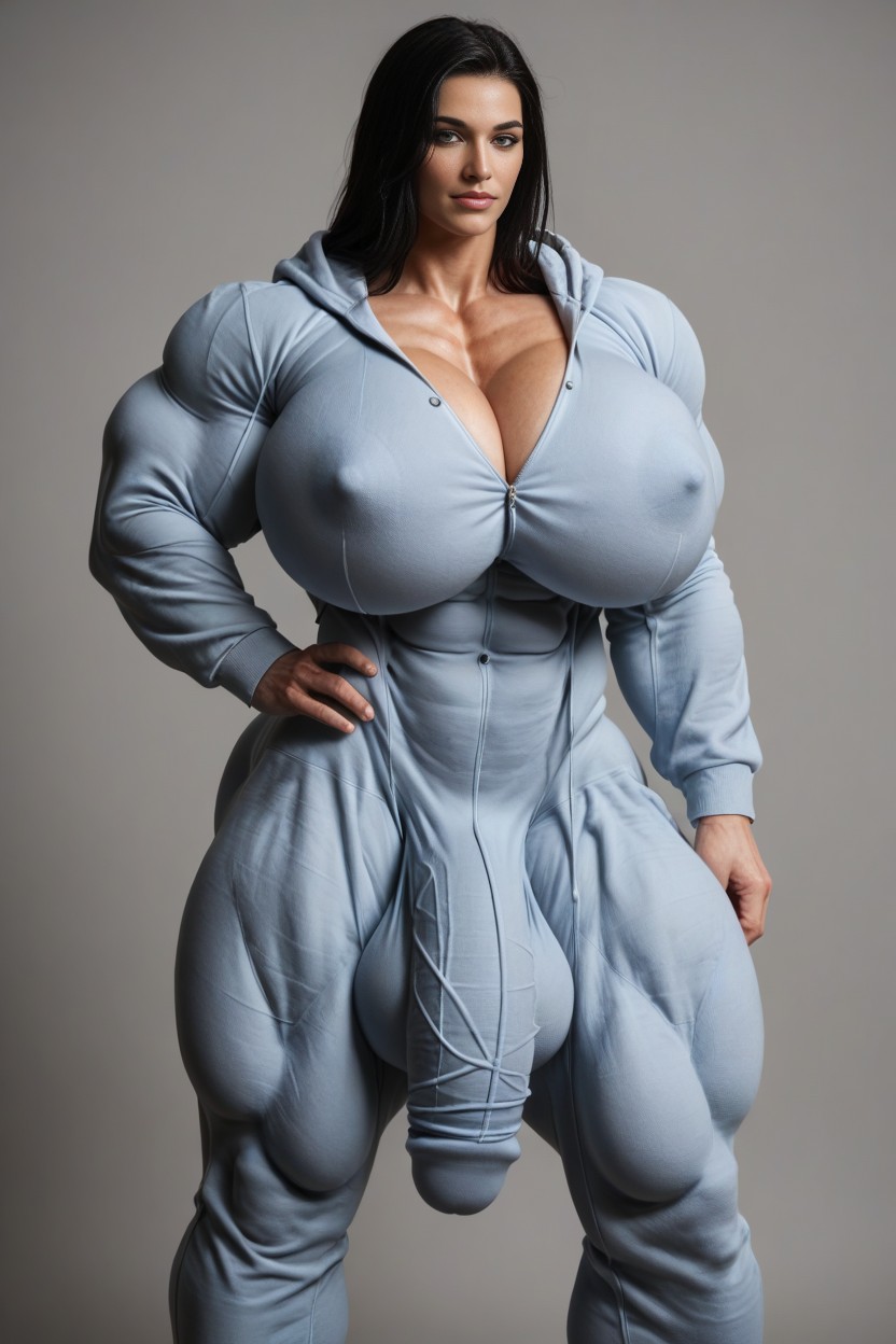 Side View, Super Flaccid Cock Bulge, Gigantic Trapezius Porno shemale IA