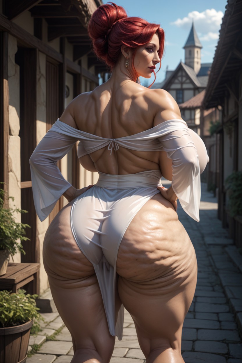 Photorealistic, Strong Lighting, Rear View Hentai AI Porn