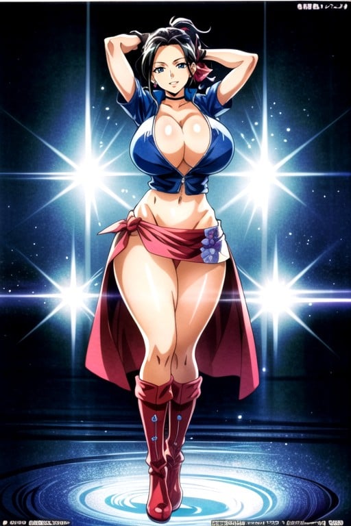 Joy, Smile, Large Breast Hentai AI Porn