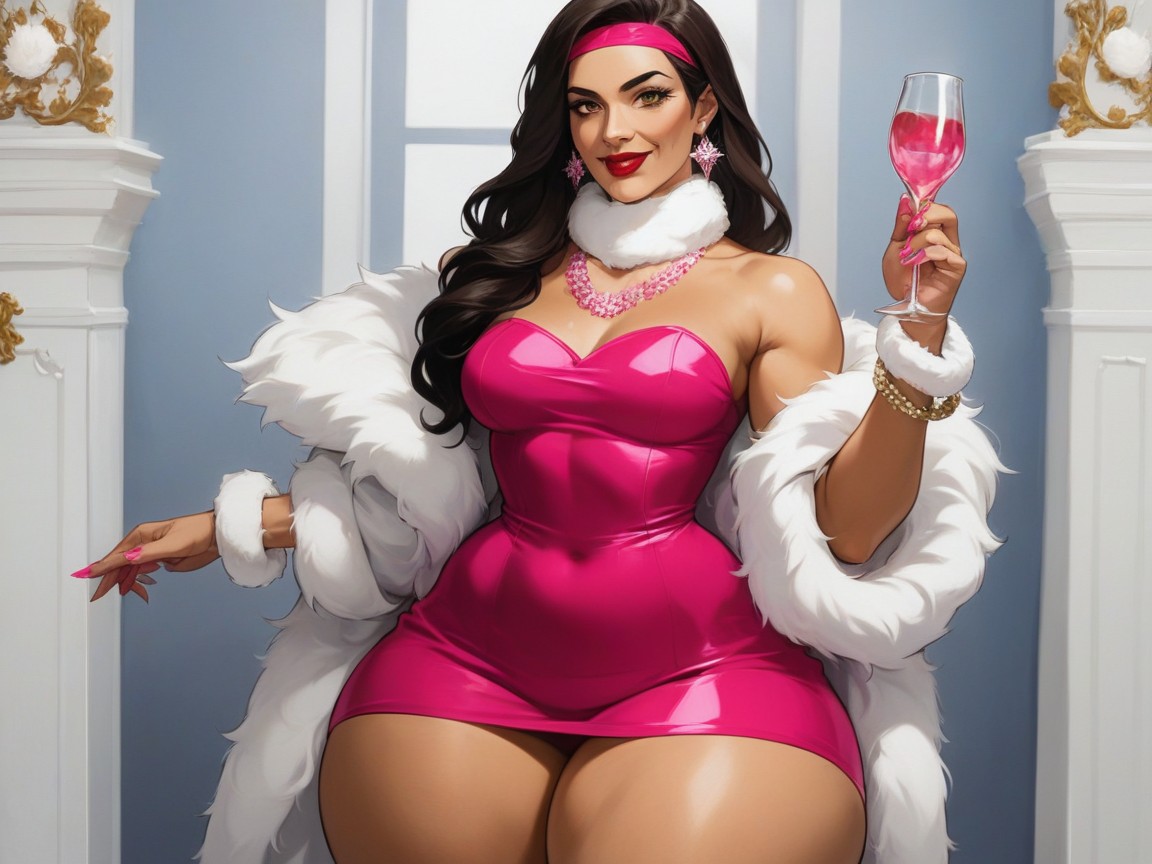 Brown Eyes, Fur Textures, Crime Boss AI Porn