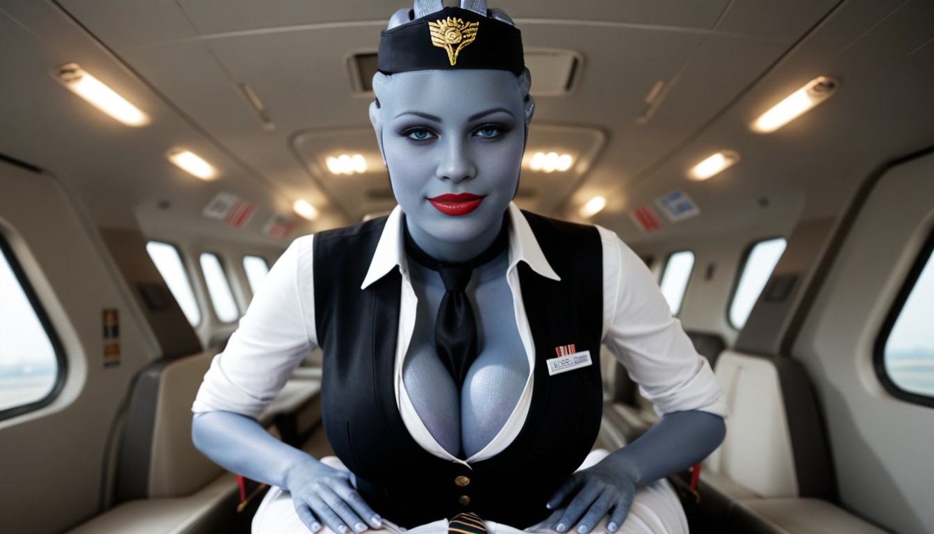 Titjob, Waist Shot, Asari From Mass Effect AI Porn
