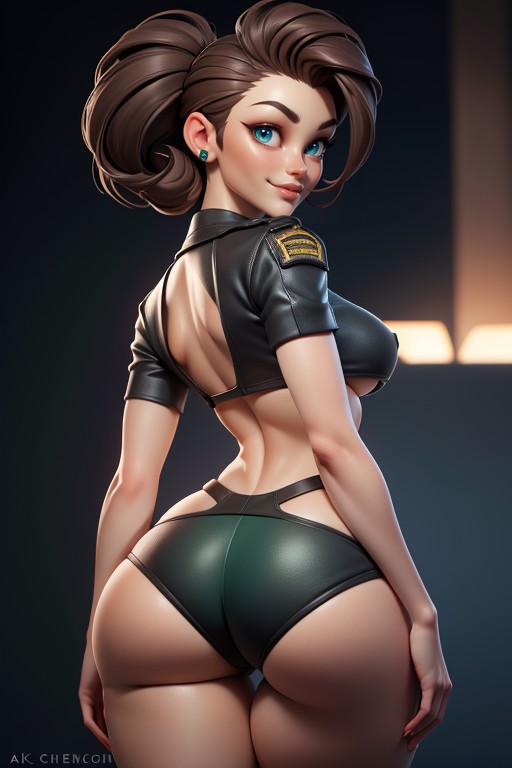 Gi Joe Beautiful Gorgeous Face, Correct Body Proportions, Massive Ass Hentai AI Porn