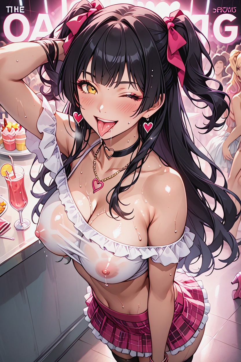 Gyaru, Stockings, Drool A Lot Hentai AI Porn
