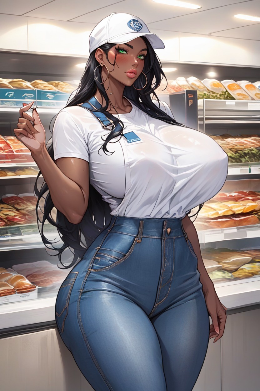 Green Eyes, Sexy Body, Juicy Lips Hentai AI Porn