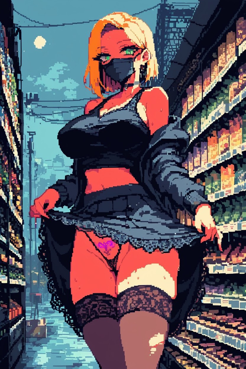 Female, Blonde Hair, Wink Hentai AI Porn