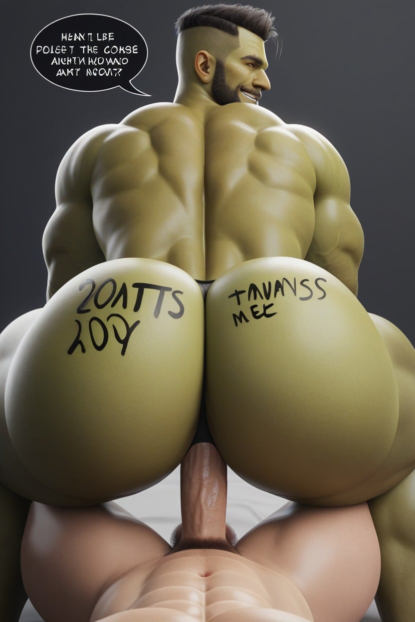 Vue Arrière, Human Dick Is Prey For Bottoms Hole, Hole Is Powerful Porno IA Gay