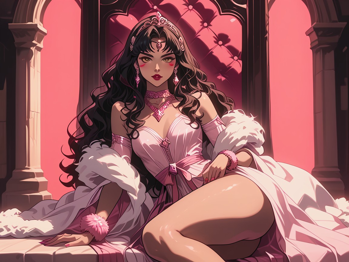 Afterimage, Low Breast Width, Sloped Shoulders Hentai AI Porn