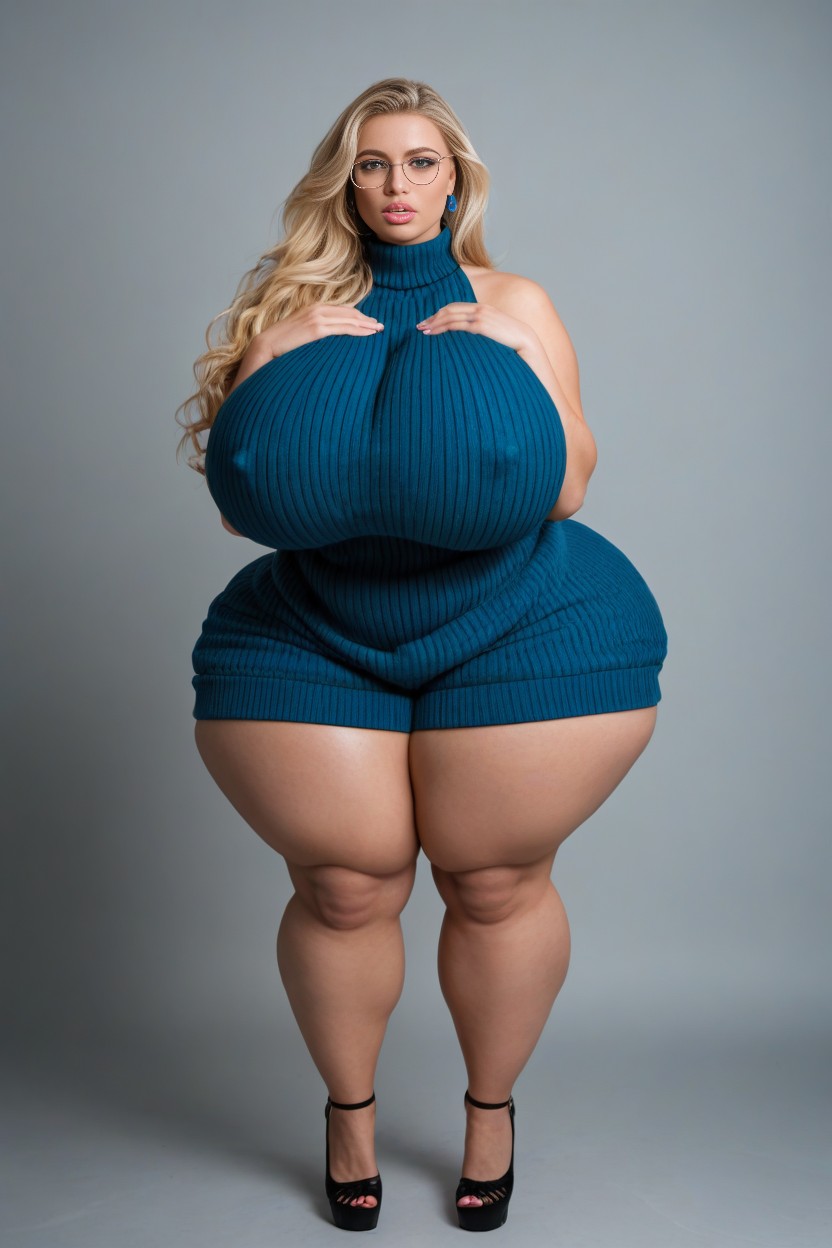 Ssbbw, Extremely Realistic, Massive Round Ass Porno IA
