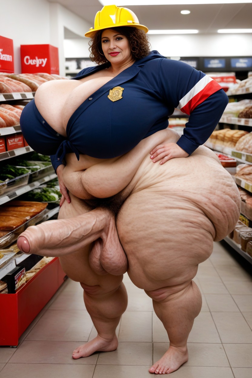 Fat Cellulite Legs, Really Long Legs, Extremely Large Ass Saggy AI Porn