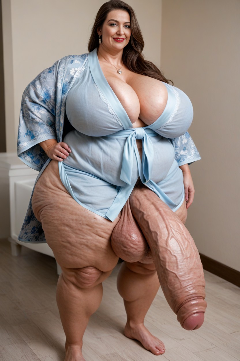Extremely Wide Hips, Hyper Thick Thighs, Long Length AI Porn