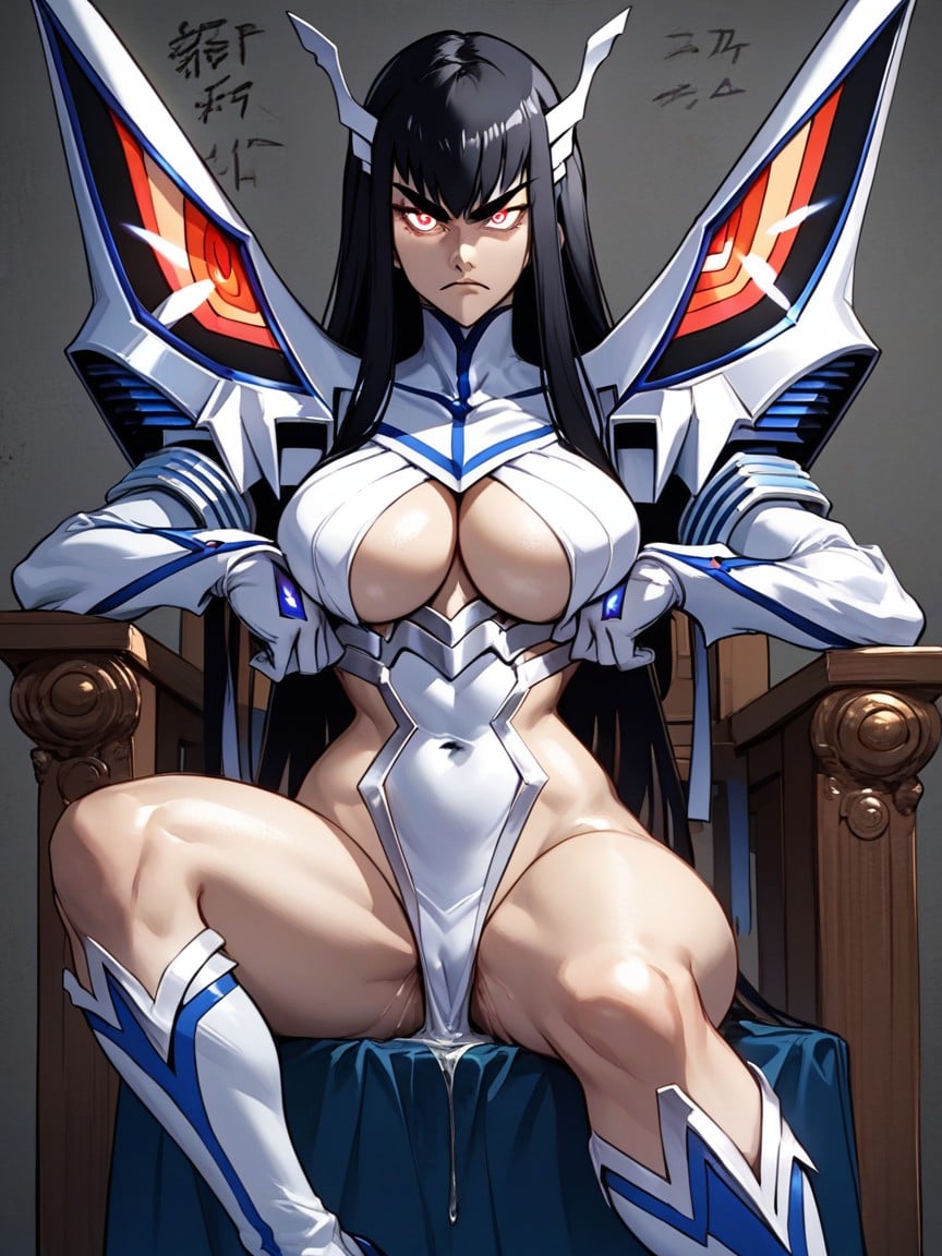 Large Pupils, Deep Cleavage, Extreme Wide Eyes Hentai AI Porn