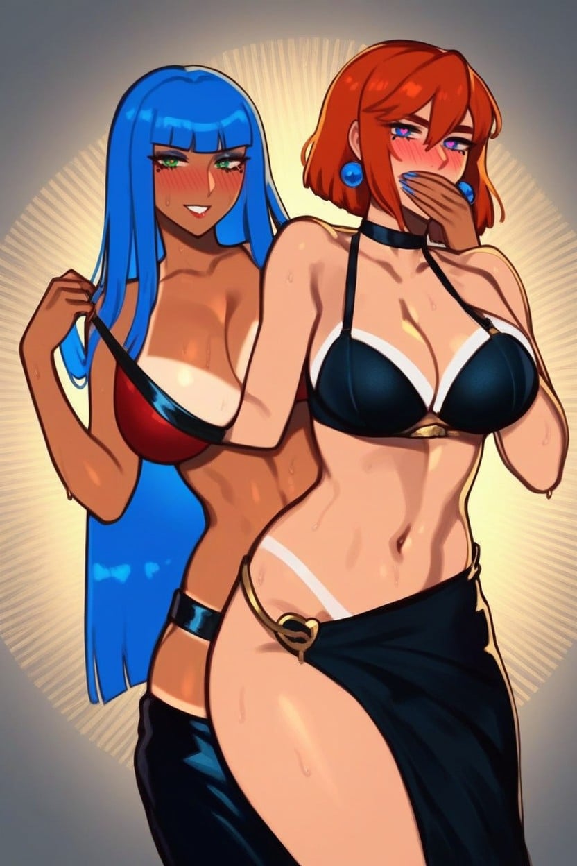 Egyptian Princess Aroused And Seductive, Horny, Breasts Grabbed From Behind Hentai AI Porn