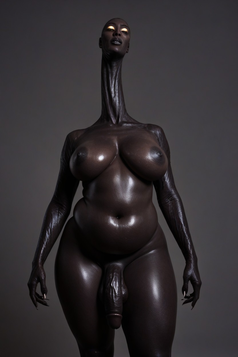 Uncanny Valley, Faceless, Thick ニューハーフAIポルノ