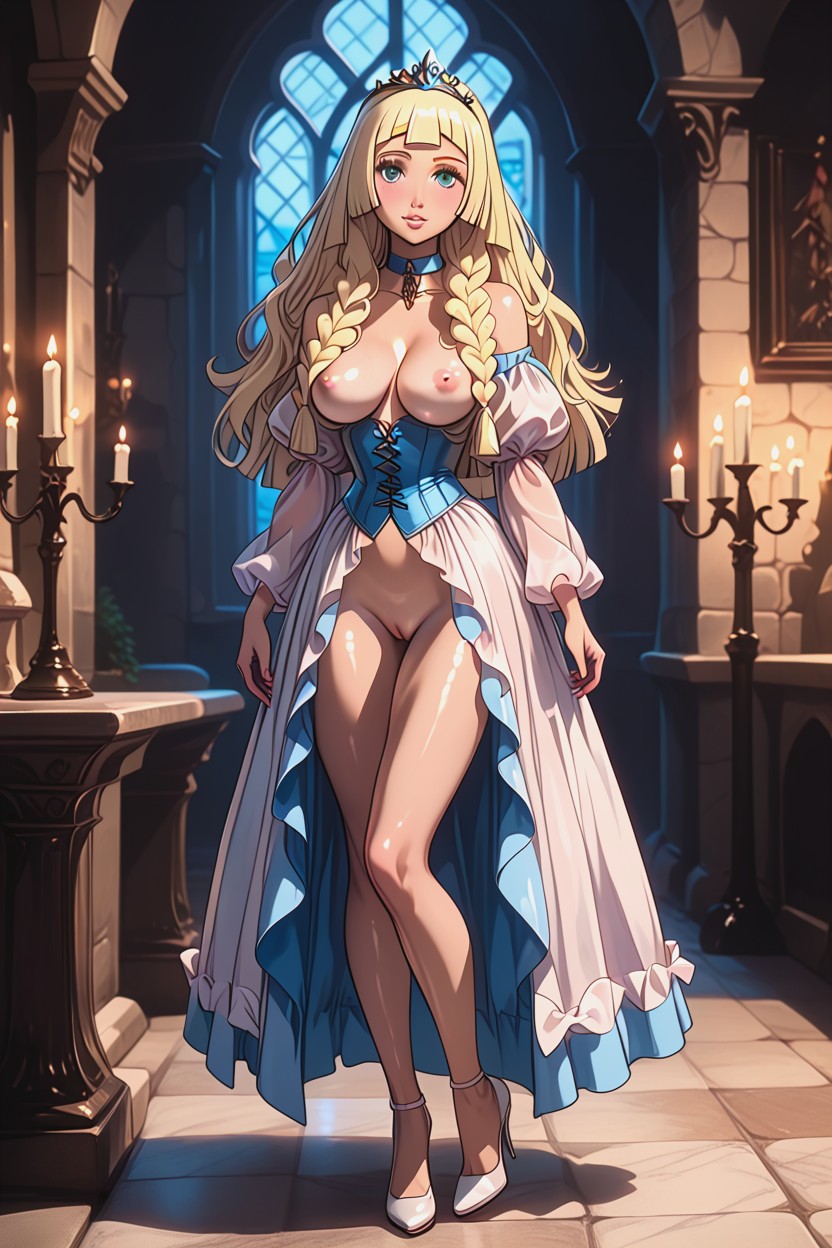 Tight Waist, Long Legs, Detailed Look Porno IA