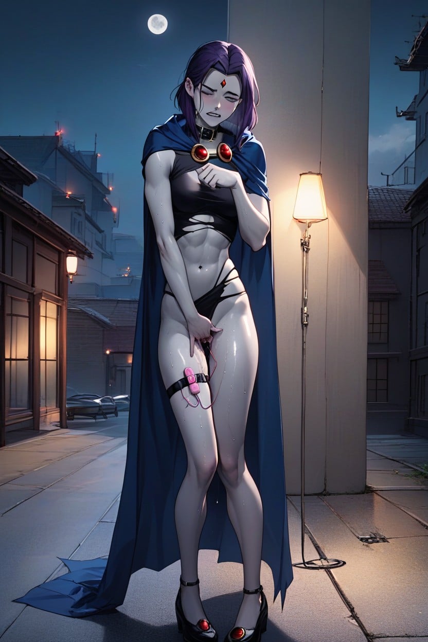 Head Down, Masturbación Femenina, Exposed Arms Hentai IA