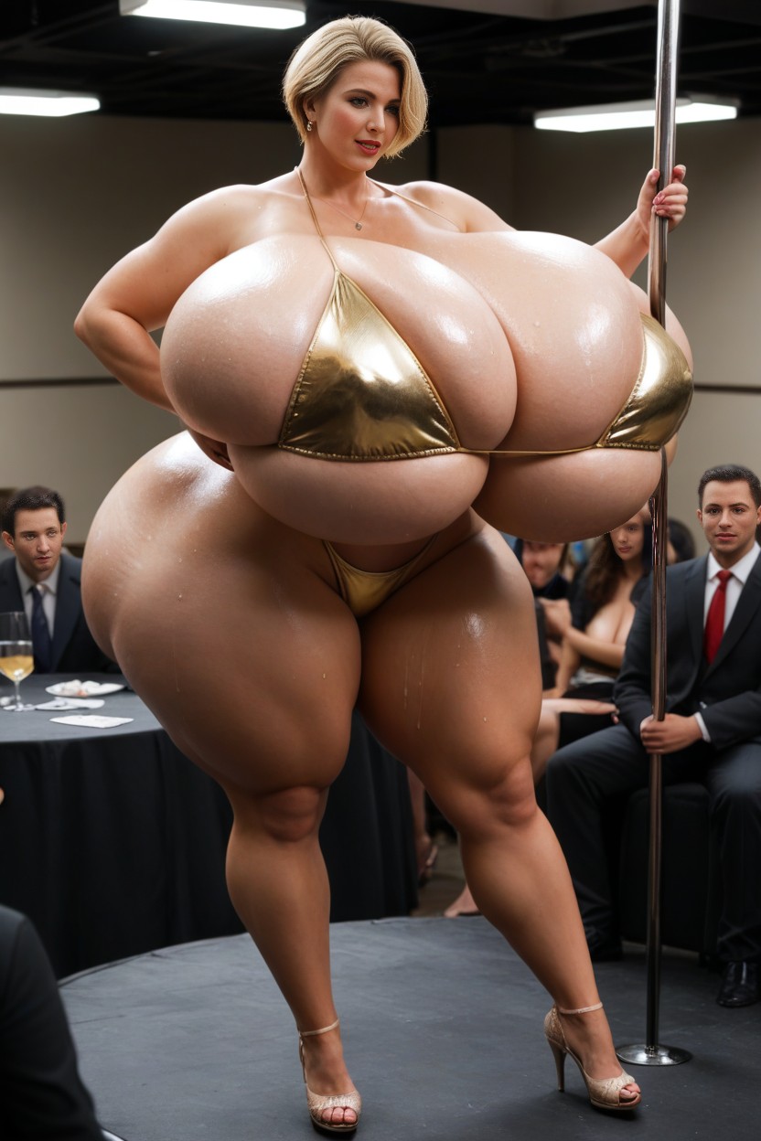 Huge Massive Gigantic Ass, Huge Boobs, Enormous Breasts Porno IA