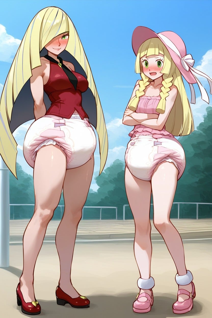 子供のようなプロポーション, Skinny, Wearing Princess Top AI Porn