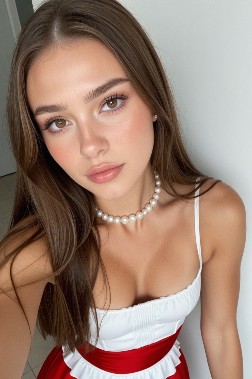 Special Camera Angel, Photo From Side Above, Delicate Features AI Porn