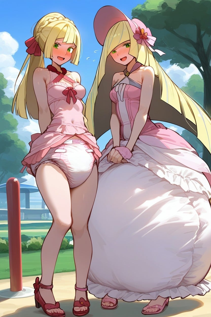 Extremely Women, 小さな女の子, Covered Belly AI Porn