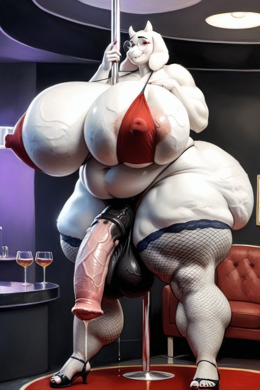 Massive Ass, Massive Tits, Futanari Furry AI Porn