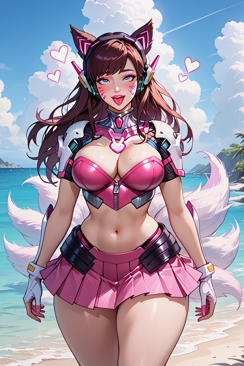 Armor On The Hip, Blue Eyes Pink Lipstick, Big Ass AI Porn