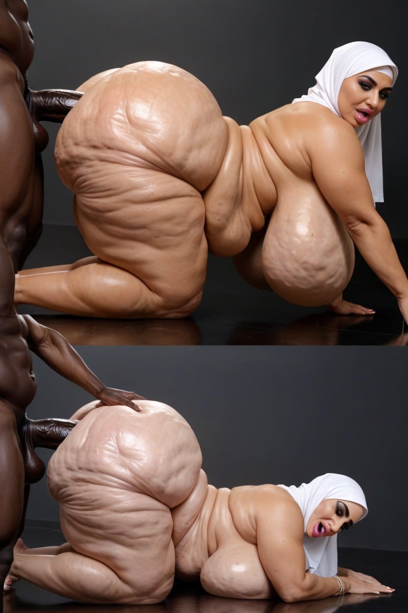 Enormous Ass, Very Obese Cellulite, Very Big Cellulite Thighs Porno IA