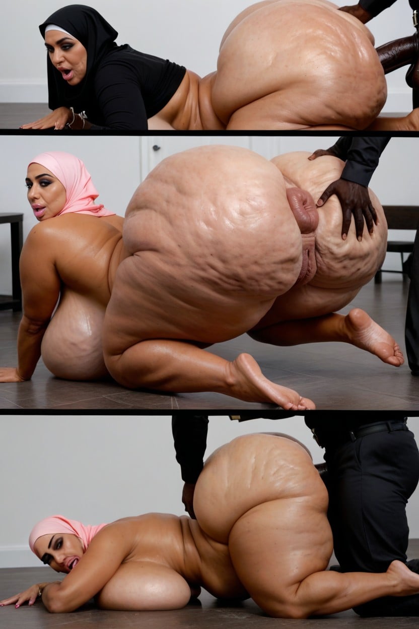 Enormous Ass, Ass Groping, Cellulite Ass AI Porn