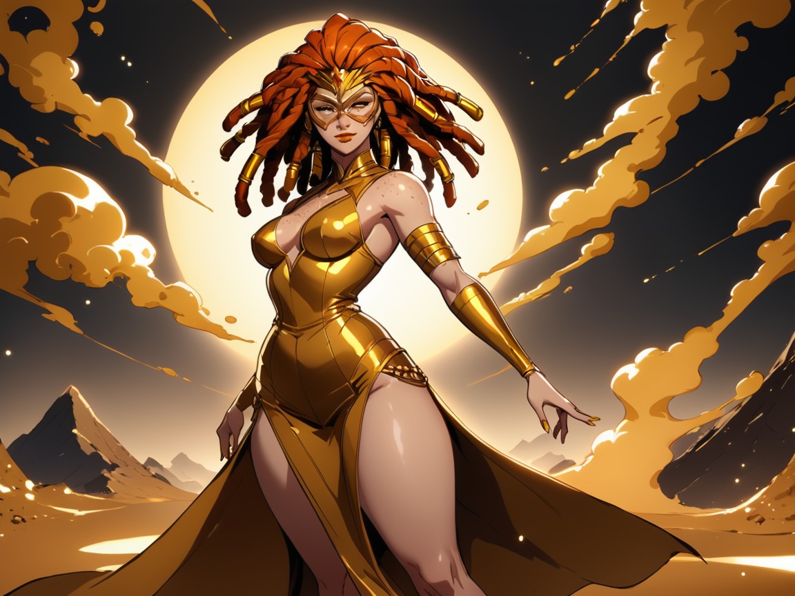 Sand Storm, Freckles, Heroine AI Porn