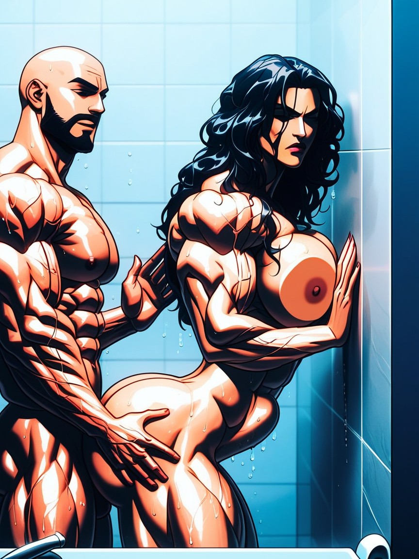While She Was Strugglingk, Sharp Biceps, Volumetric AI Porn