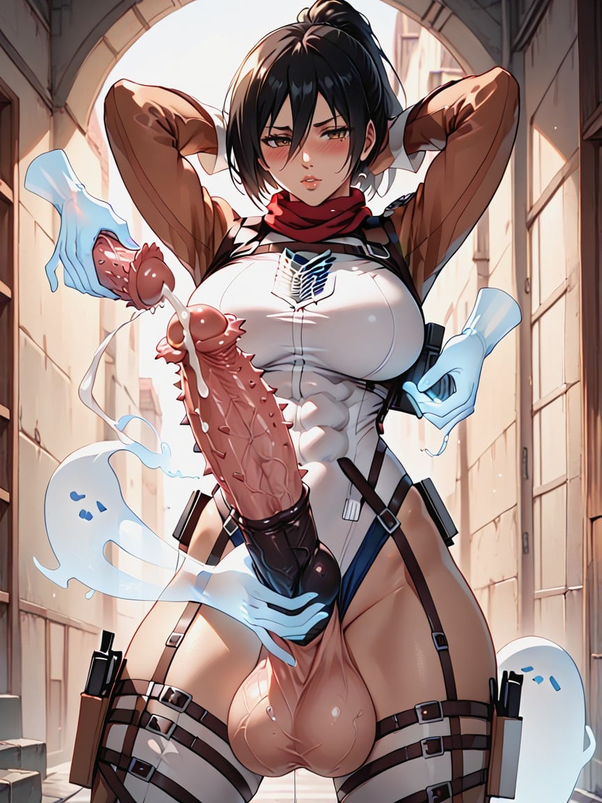 Penis Erection, Black Penis, Big Testicles Hentai AI Porn
