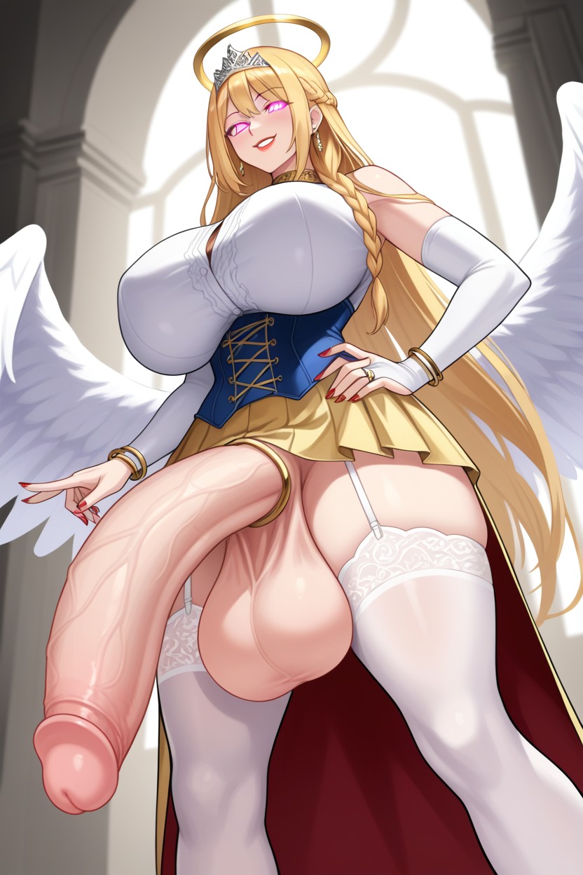 Jewelry, Futanari, Bridal Gauntlets Shemale AI Porn