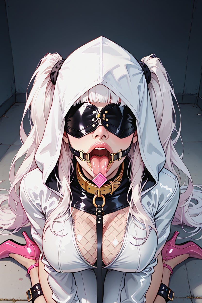 Long Hair, Long Tong, Photographic Hentai AI Porn