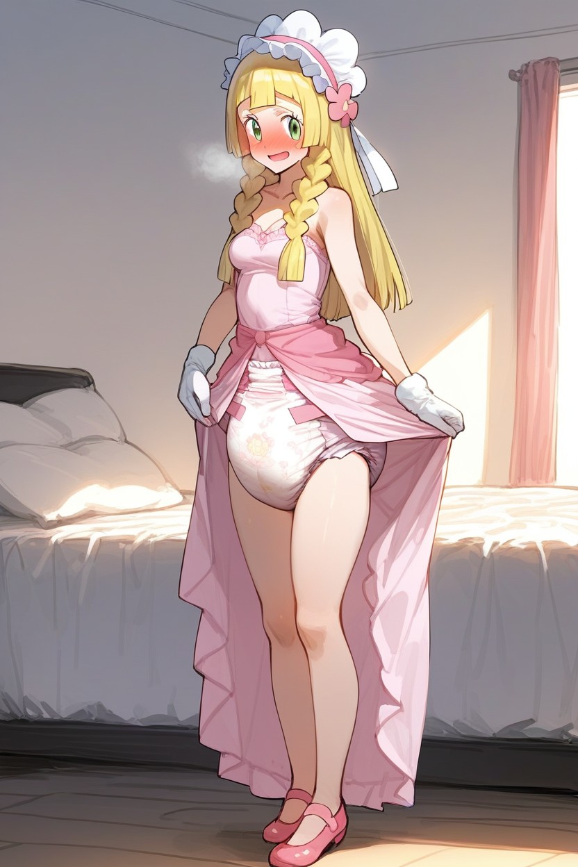Hourglass Body, 小さな, Fully Clothed AI Porn