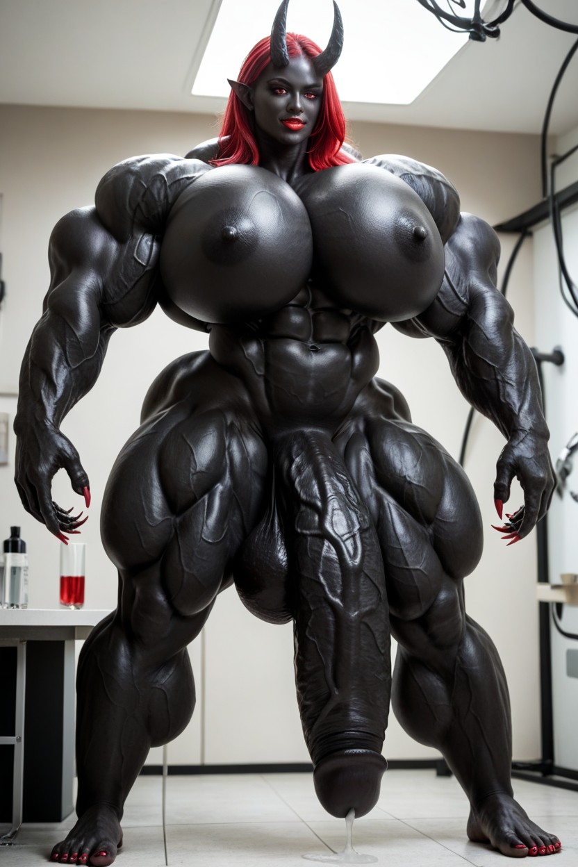 Solo, Venom Skin, Elf Ears Shemale AI Porn