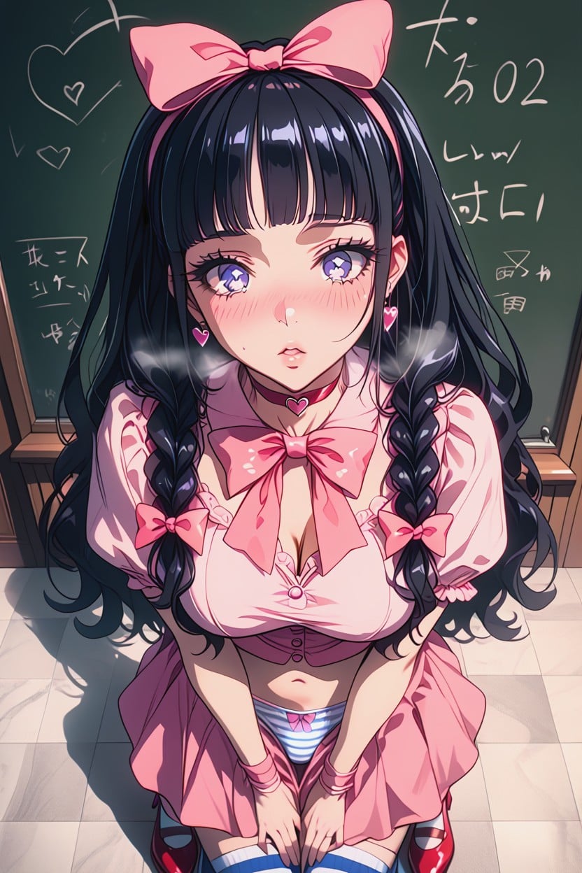 Jewelry, Long Hair, Bow Hairband Hentai AI Porn