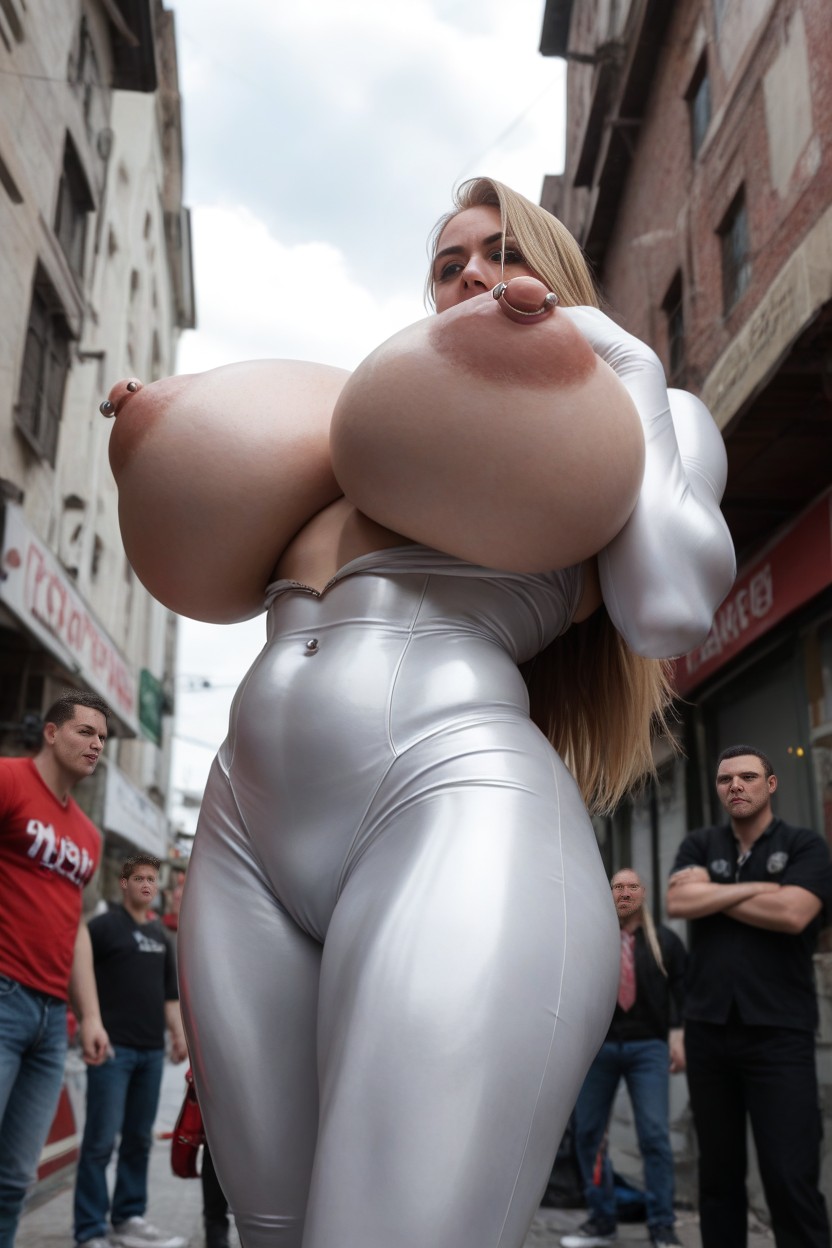 Swollen Nipples, Long Huge Nipples, Huge Sagging Nipples AI Porn