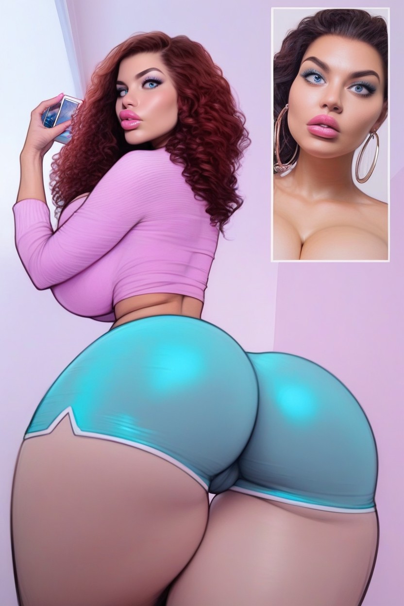 Angry, Extremely Large Ass, Photorealistic AI Porn