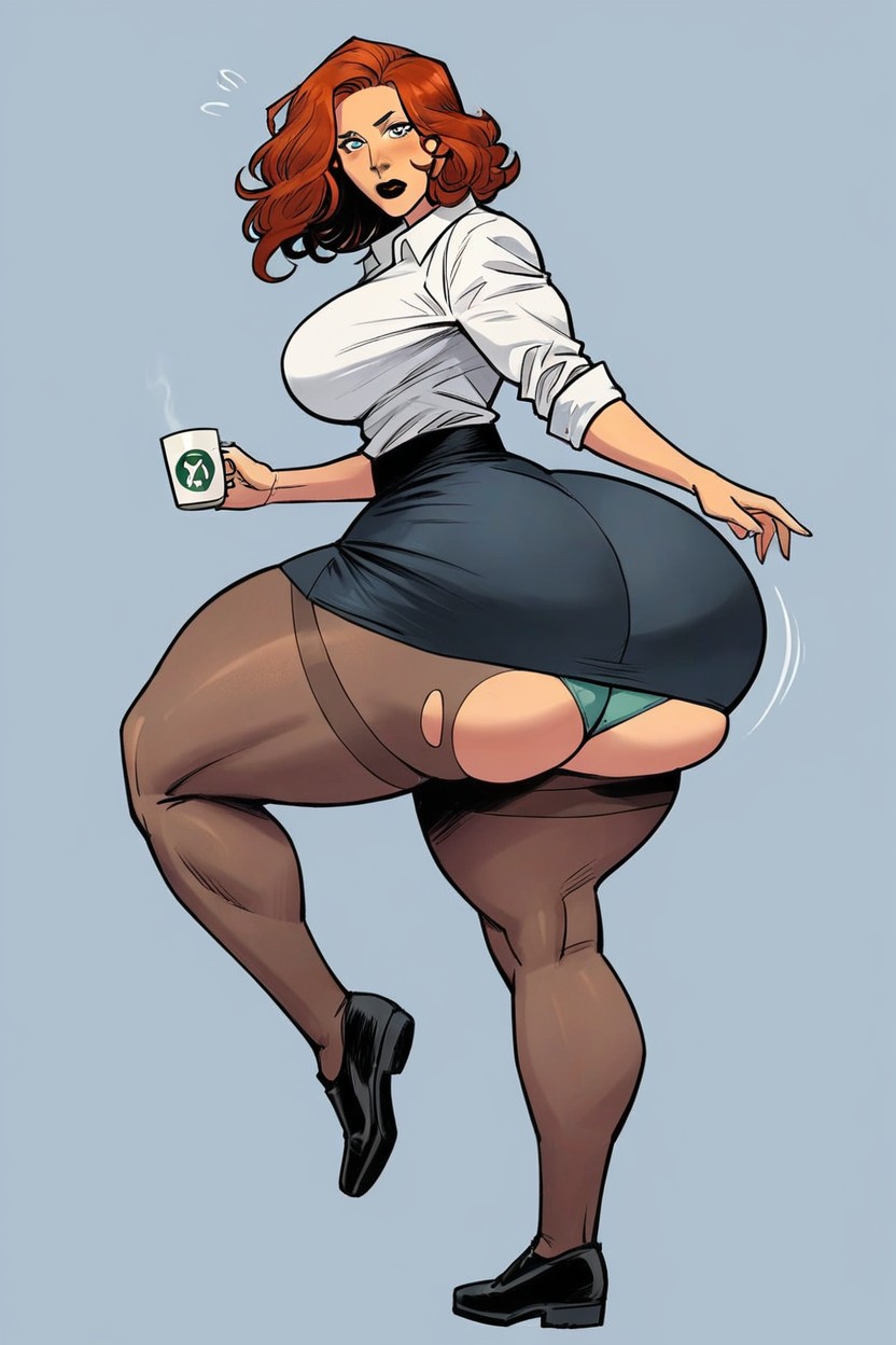 1 Person, Shy Demeanor, Marvel Widow AI Porn