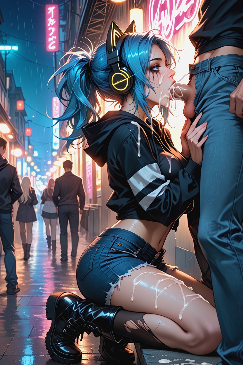 Excited, Boots, Harem Hentai AI Porn